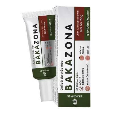 Gel Bôi Da Thảo Mộc Bakazona Bidicomed 15g
